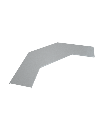 Крышка лестничного горизонтального угла 90 гр. 700 мм HD85 КМ-профиль (KLGL90-700 HD85) в Орле Аксессуары для лотков Pintop.ru