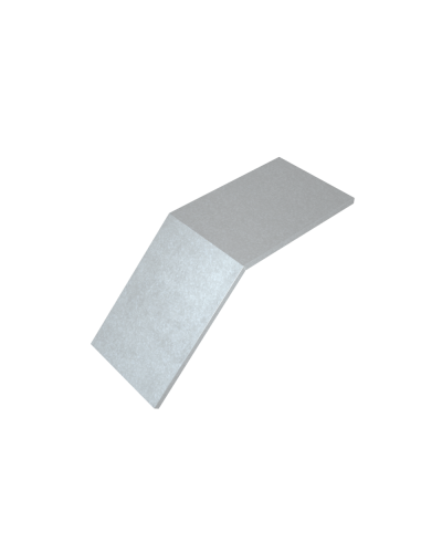 Крышка лестничного вертикального внешнего угла 45 гр. 700 мм HD85 КМ-профиль (KLVL45-700 HD85) в Орле Аксессуары для лотков Pintop.ru