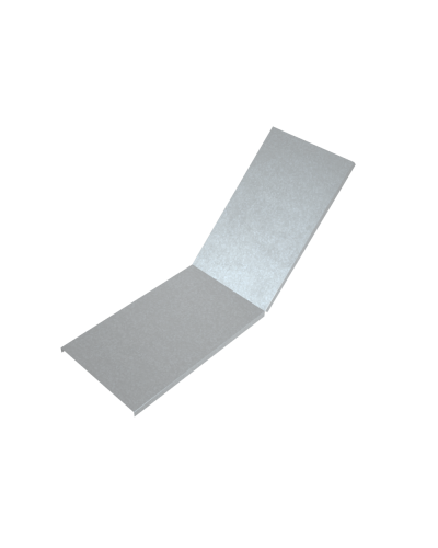 Крышка лестничного вертикального внутреннего угла 45 гр. 700 мм HD85 КМ-профиль (KLNL45-700 HD85) в Орле Аксессуары для лотков Pintop.ru