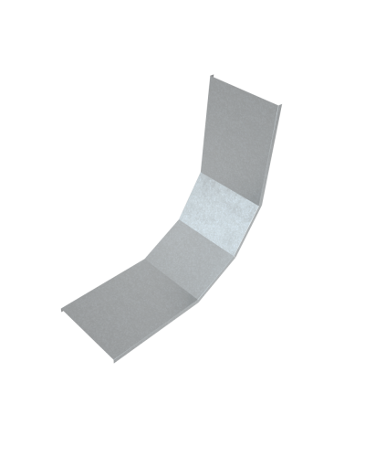 Крышка лестничного вертикального внутреннего угла 90 гр. 700 мм HD85 КМ-профиль (KLNL90-700 HD85) в Орле Аксессуары для лотков Pintop.ru