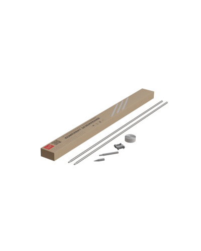 Комплект заземления из 2 стержней Ø 16 мм L=1,5 м HD КМ-Профиль (KTZ-D16-2 HD) в Орле Монтажные материалы Pintop.ru