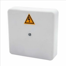 Коробка распределительная огнестойкая КРОПС-П2, IP41, габаритные размеры100х100х30 мм, для кабелей сечением до 6 мм2, 6 клемм КМ-Профиль (FRJB-KM-P2-6-06-КРОПС-IP41)