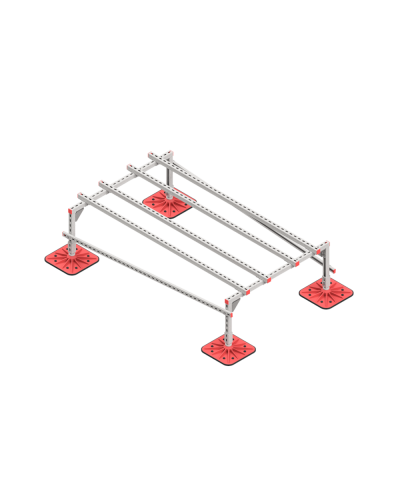 Опорная конструкция для установки оборудования TECHNORAPTOR FOOT 1200х2000 тип 2 КМ-профиль (KM-TR-F-SSEI-1200-2000-2) в Орле Системы видеонаблюдения Pintop.ru