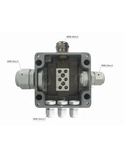 Металлическая коробка соединительная Магнито-контакт МКС 2ВК «МОРОЗ» с датчиком вскрытия корпуса (тампером), IP66/IP68 в Орле Распределительные коробки Pintop.ru