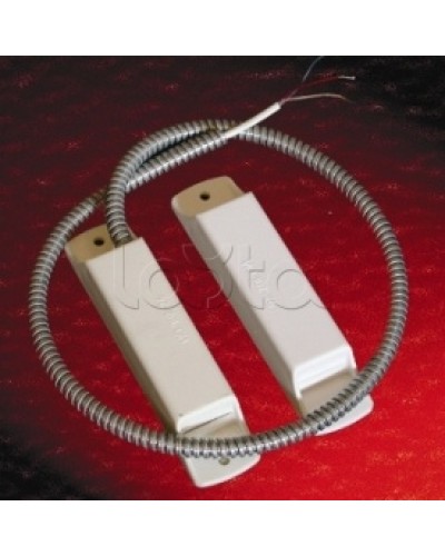 Извещатель охранный точечный магнитоконтактный взрывозащищенный Магнито-Контакт Аякс исп.10 (ИО 102-26/В) из антистатичного пластика черн. цвета (металлорукав из нерж. стали) в Орле Извещатели охранные (Ex) Pintop.ru