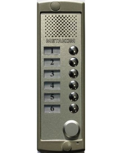 Блок вызова домофона Метаком MK6-K-RF в Орле Блоки вызова многоабонентные Pintop.ru