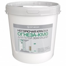 Краска негорючая Огнеза "ОГНЕЗА" КМ0 , ведро 30 кг., цвет белый