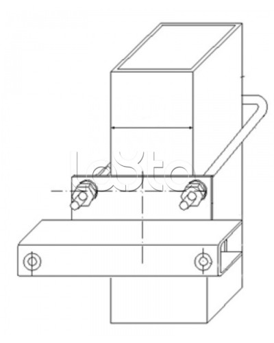 Узел крепления блоков подключения и управления БД-НР, БМ-НР, БУПР извещателей Омега-микродизайн УЗК-КС 57 в Орле Кронштейны и планки для извещателей Pintop.ru