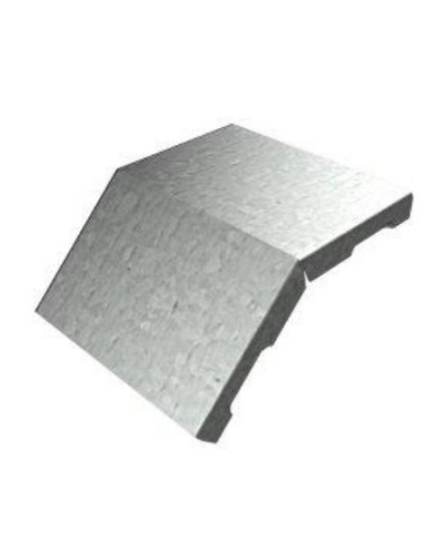 Крышка угла вертикального внешнего 45° 300х15 (0,7) для лестничного лотка ПожТехКабель (651-202) в Орле Кабельные лотки Pintop.ru