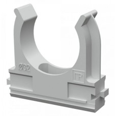 Крепеж-клипса для труб АБС-пластик в п/э д32 (25шт/500шт уп/кор) Промрукав (PR.02632)