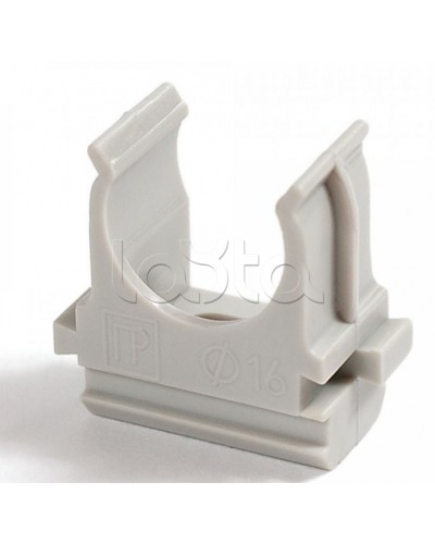 Крепеж-клипса для труб АБС-пластик в карт д16 (200шт/2000шт уп/кор) Промрукав (PR.0616) в Орле Держатели, клипсы, скобы Pintop.ru