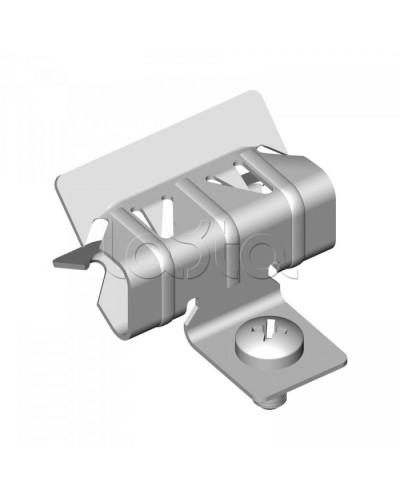 Зажим балочный 2-7 мм с отгибом и винтом М6х9 Промрукав (PR08.5818) в Орле Аксессуары для лотков Pintop.ru