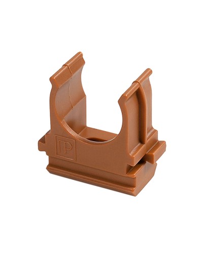 Крепёж-клипса для труб АБС-пластик бук д20 в малой упаковке (10шт/1000шт уп/кор) Промрукав (PR13.0052) в Орле Держатели, клипсы, скобы Pintop.ru