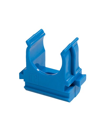 Крепёж-клипса для труб АБС-пластик синяя д20 в малой упаковке (10шт/1000шт уп/кор) Промрукав (PR13.0061) в Орле Держатели, клипсы, скобы Pintop.ru