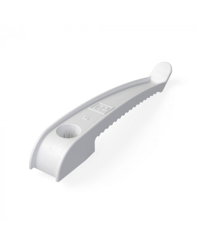 Держатель кабеля односторонний для прямого монтажа в гофроящике белый (200 шт/кор) Промрукав (PR13.0489) в Орле Аксессуары для кабель-канала Pintop.ru