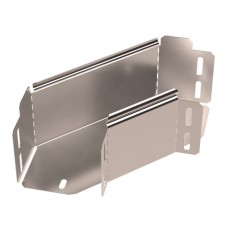 Угол горизонтальный 90 градусов Стандарт INOX (AISI 409) 100х100 Промрукав (PR16.3556)