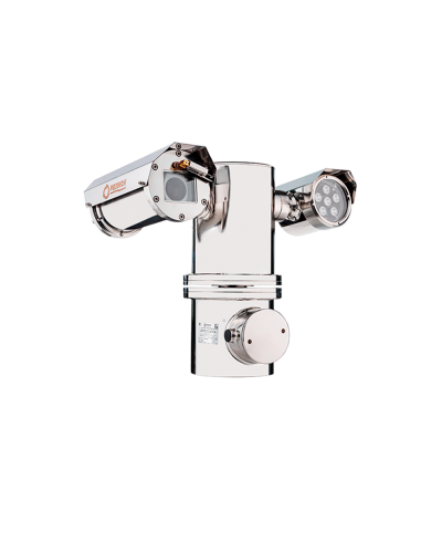 Взрывозащищенный термокожух на поворотной платформе для IP видеокамеры с ИК подсветкой. Напряжение питания: 24 VDC/VAC в Орле Системы видеонаблюдения Pintop.ru