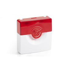 Оповещатель светозвуковой Рубеж ОПОП 124-7 24В (корпус красный)