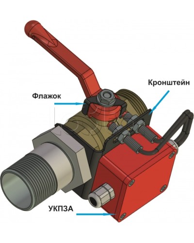 Кронштейн КШ-25-46-И (для УКПЗА v1, v2) Спецавтоматика в Орле Дополнительное оборудование пожаротушения Pintop.ru