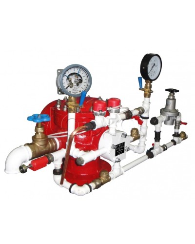 Узел управления спринклерный воздушный в комплекте с акселератором Спецавтоматика УУ-С100/1,6В3-ВФ.О4-01 в Орле Устройства пуска водяного пожаротушения Pintop.ru