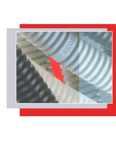 Труба гофр. ПВХ 16 мм (100 м) Экопласт (10016) в Орле Труба гофрированная Pintop.ru