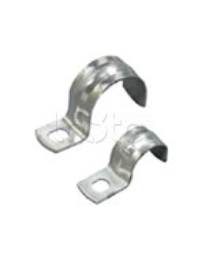 Скоба оцинкованная с одним отверстием для трубы D25мм, м.о. 8,5-6,0мм (1уп=100шт) Экопласт (43725P) в Орле Держатели, клипсы, скобы Pintop.ru