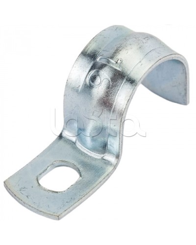Скоба оцинкованная однолапковая для трубы D16 мм (100 шт/уп) Экопласт 43716 в Орле Крепежные изделия Pintop.ru