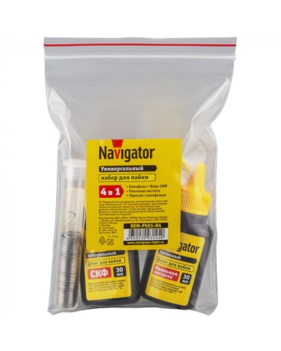 Набор для пайки Navigator 93 145 NEM-Ph01-H4 (4 шт) в Орле Аксессуары для кабель-канала Pintop.ru
