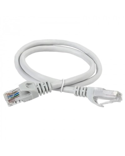 ITK Коммутационный шнур (патч-корд) кат.5Е UTP 1м серый (PC01-C5EU-1M) в Орле Патчкорды (медные) Pintop.ru