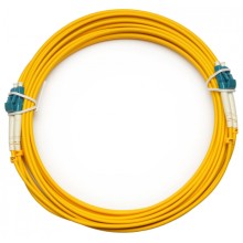 Шнур оптический duplex LC-LC 9/125 sm 0.5м LSZH Cabeus (FOP(d)-9-LC-LC-0,5m)