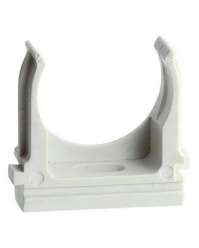 Держатель (клипса) для гофрированной или жесткой гладкой трубы D25 мм (10 шт/уп) Экопласт 41725-10 в Орле Держатели, клипсы, скобы Pintop.ru