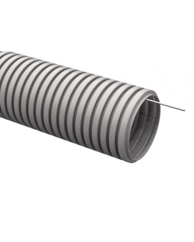 ELASTA Труба гофр. тяжелая ПВХ d=25мм с зондом (50м) IEK (EA-TG23-121-025-050-K41) в Орле Труба гофрированная Pintop.ru