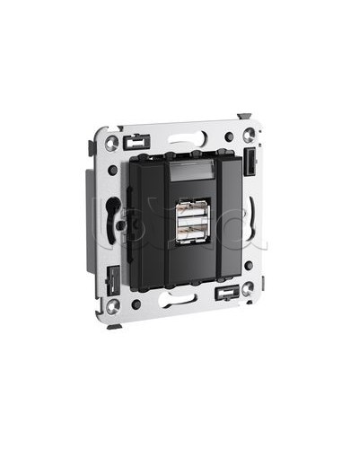 Устройство зарядное Avanti, Черный квадрат DKC 4402543 в Орле Блоки розеток Pintop.ru