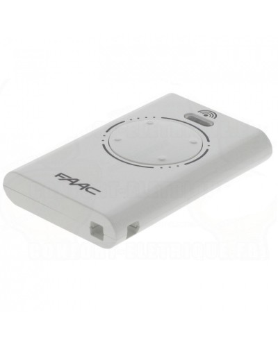 Брелок-передатчик 4-канальный Faac 787010 (белый) в Орле Устройства радиоуправления для шлагбаумов и автоматики Pintop.ru