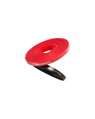 NIKOMAX (NMC-CTV05M-09-RL-BK) - Стяжка-липучка NIKOMAX нарезаемая, в рулоне 5м, ширина 9мм, черная в Орле Стяжки-хомуты Pintop.ru