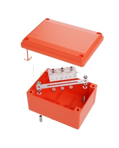 Коробка пластиковая FS с гладкими стенками и клеммниками DKC IP56 100х100х50мм FSB10404 в Орле Распределительные коробки Pintop.ru