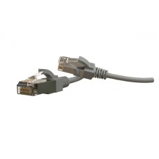 Патч-корд S/FTP Hyperline (PC-LPT-SFTP-RJ45-RJ45-C6-1M-LSZH-GY)