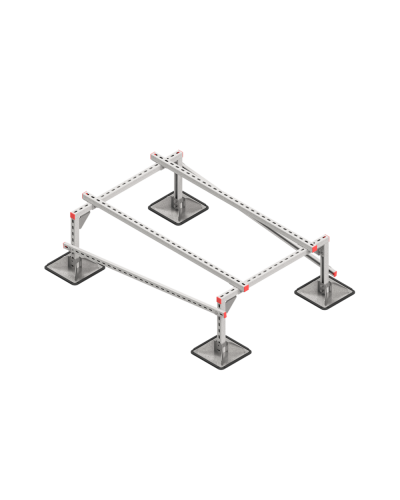 Опорная конструкция для установки оборудования TECHNORAPTOR STEELFOOT 1000х1500 КМ-профиль (KM-TR-STF-SSEI-1000-1500) в Орле Системы видеонаблюдения Pintop.ru