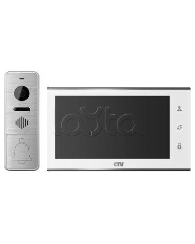 Комплект видеодомофона CTV-DP4705AHD (белый) в Орле Комплекты домофонов Pintop.ru
