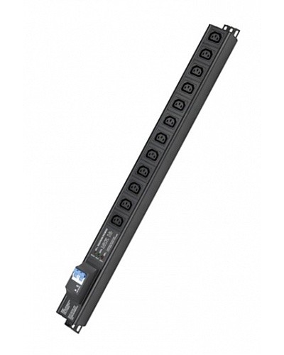 Блок распределения питания вертикальный для 19 шкафов DKC R5VIEC12CBOP в Орле Блоки розеток Pintop.ru