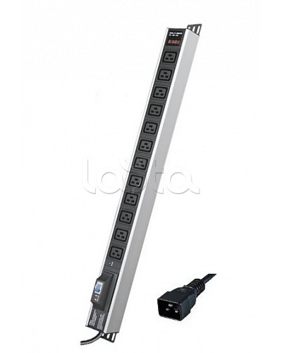 Блок распределения питания вертикальный для 19 шкафов DKC R5V12CBOPCDC19 в Орле Блоки розеток Pintop.ru