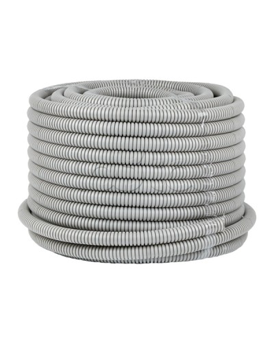 Труба гофр. ПВХ с протяжкой d20 мм (50 м) серая EKF-Plast (tg-z-20-50m) в Орле Труба гофрированная Pintop.ru