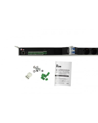 Блок силовых розеток с контроллером REM R-MC1-32-2x2S-2x3C13-2x2C19-A-1420-K в Орле Блоки розеток Pintop.ru