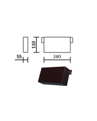 Монтажный кожух Vizit МК-400CB в Орле Аксессуары для многоабонентных систем Pintop.ru