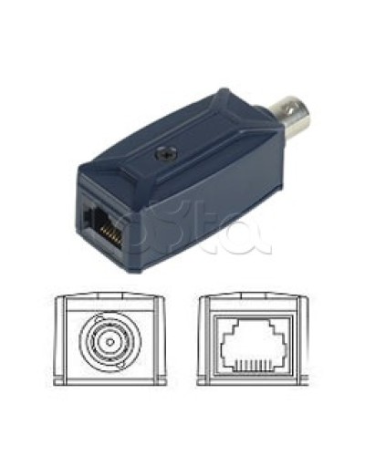 Удлинитель Ethernet, пассивный по коаксиальному кабелю SC&T IP01 в Орле Видеоусилители, Модуляторы, Делители Pintop.ru
