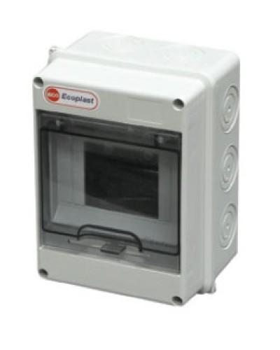 Шкаф настенный, 8-9 модулей, IP65 Экопласт 46408 в Орле Боксы для автоматов Pintop.ru