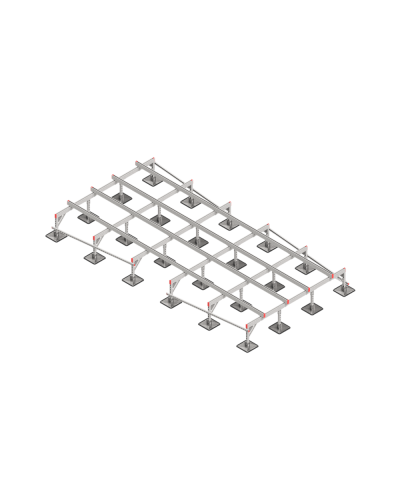 Опорная конструкция для установки оборудования TECHNORAPTOR STEELFOOT 2500х5000 HD КМ-профиль (KM-TR-STF-SSEI-2500-5000 HD) в Орле Системы видеонаблюдения Pintop.ru
