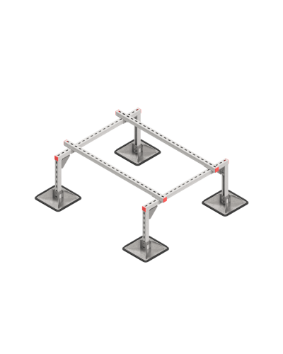 Опорная конструкция для установки оборудования TECHNORAPTOR STEELFOOT 1000х1200 HD КМ-профиль (KM-TR-STF-SSEI-1000-1200 HD) в Орле Системы видеонаблюдения Pintop.ru