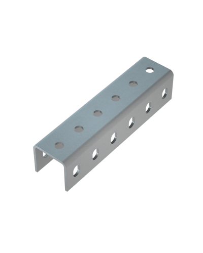 Соединитель усиленного швеллера 50х50х4,0 мм INOX304 КМ-Профиль (SLPU50-50 INOX304) в Орле Аксессуары для лотков Pintop.ru