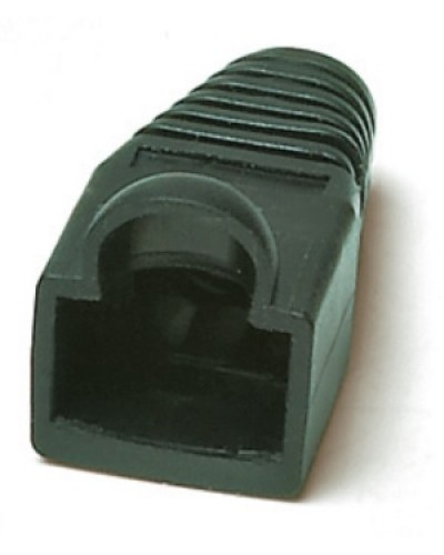 Изолирующий колпачок для разъемов RJ-45, черный (10 шт.) Hyperline BOOT-BK-10 в Орле Коннекторы и разъемы Pintop.ru